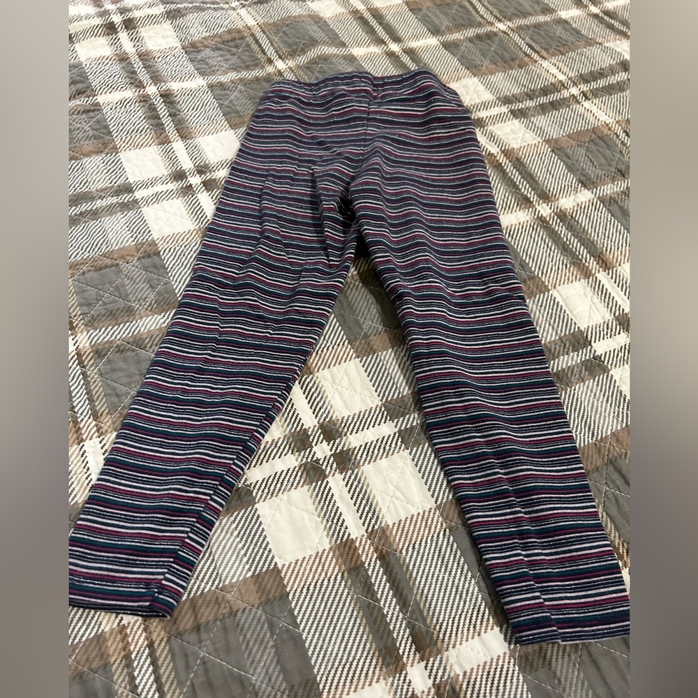 Falls Creek Girls Vibrant Striped Leggings